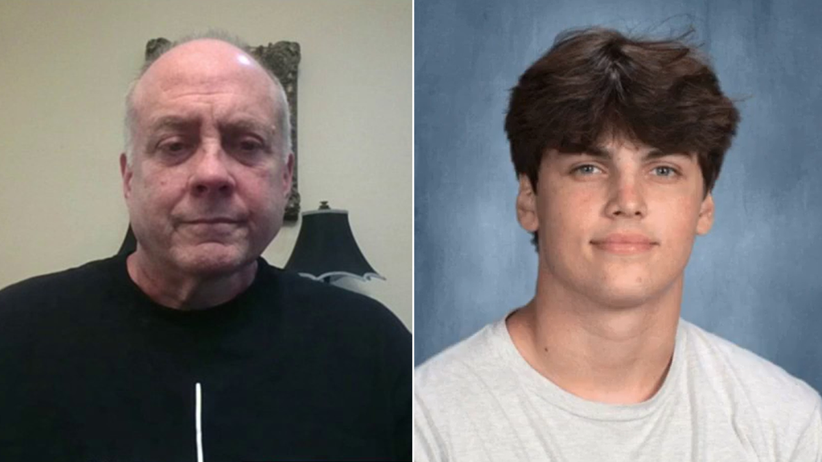 Austin Metcalf’s father, Jeff Metcalf, speaks about the stabbing death of his son at a high school track meet.
