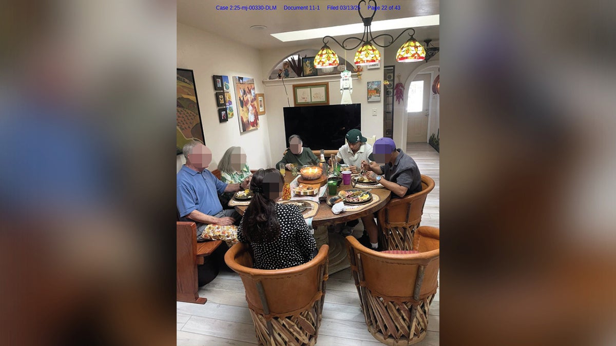 Former Judge Joel Cano home with alleged TdA member at family dinner