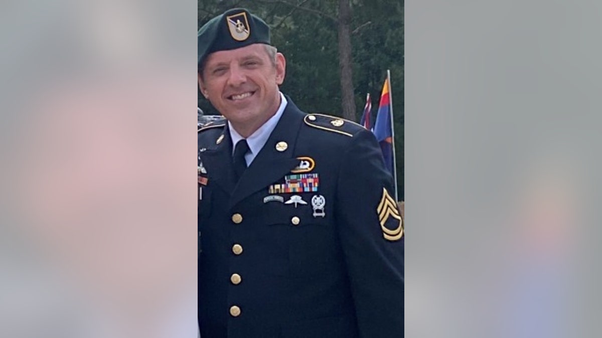 Clinton Bonnell wearing an Army uniform