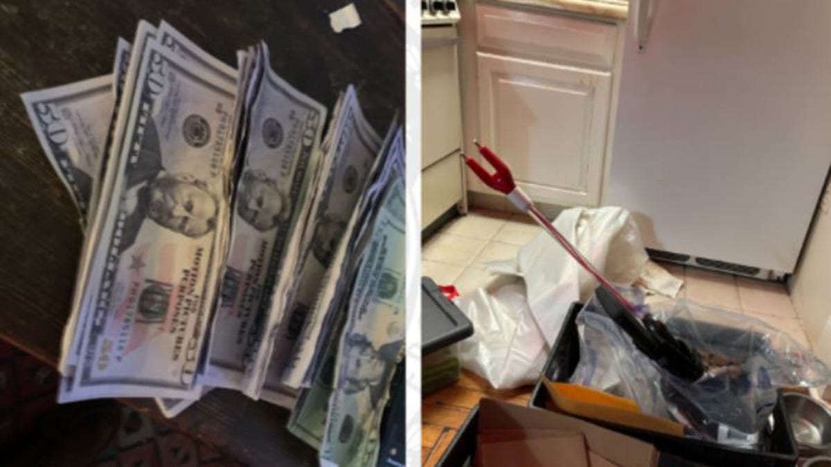 Fake money and a cattle prod