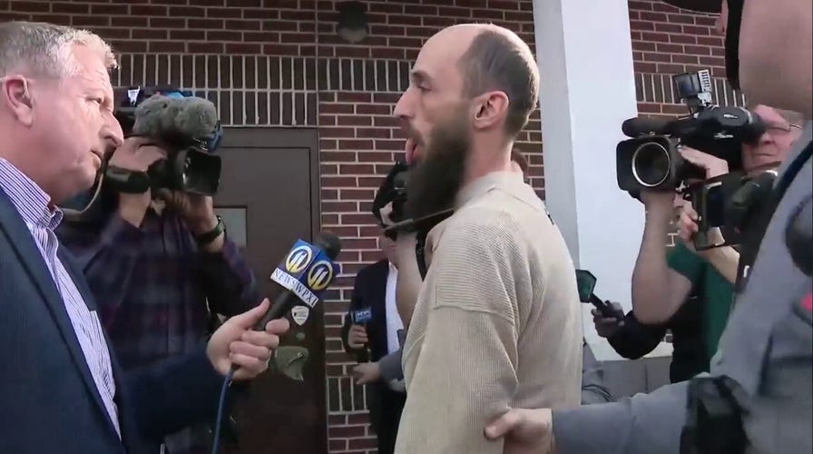 PA governor's mansion arson attack suspect arrives in court for arraignment
