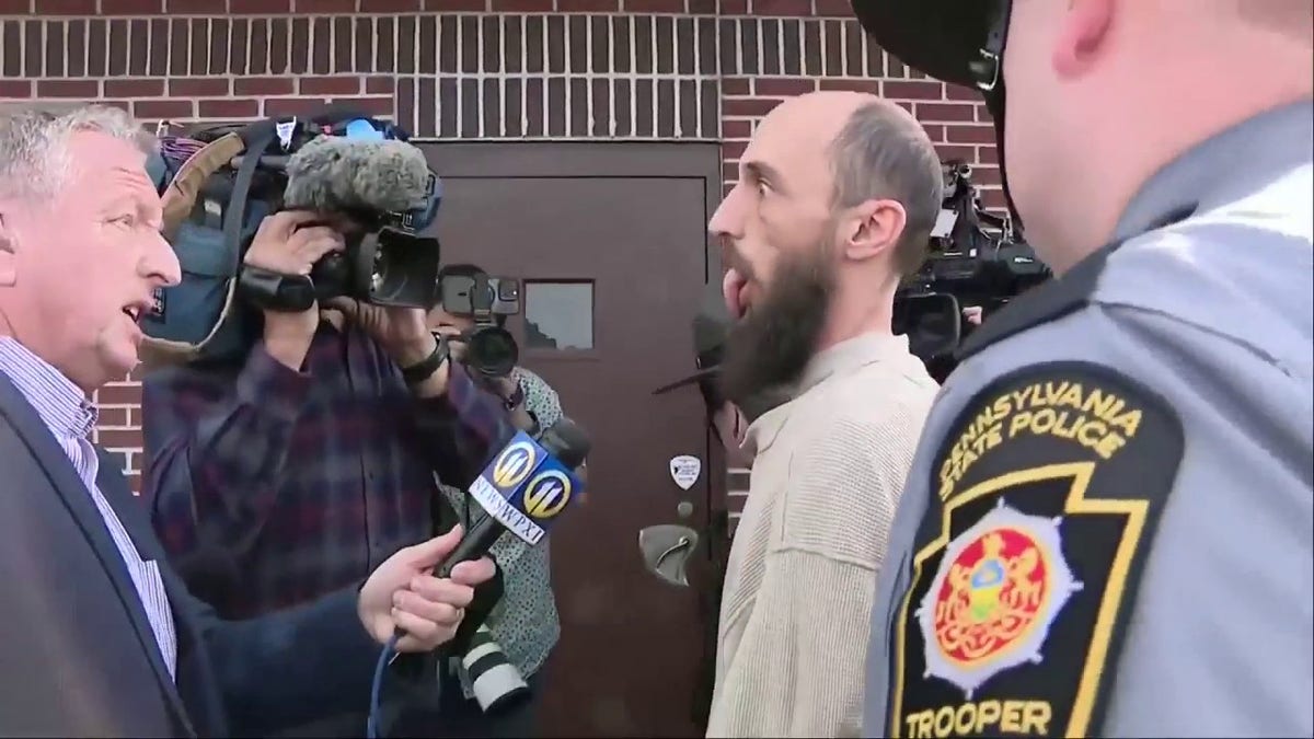 pa governor's mansion arson attack suspect arrives in court for arraignment