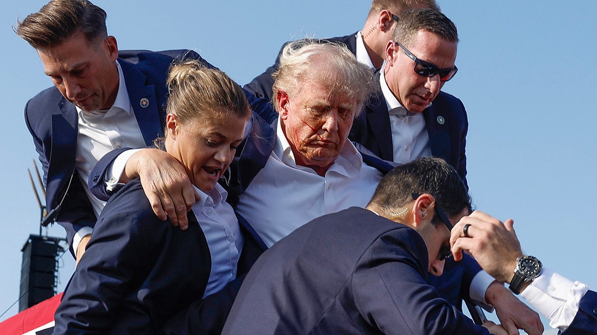 Trump after he was shot