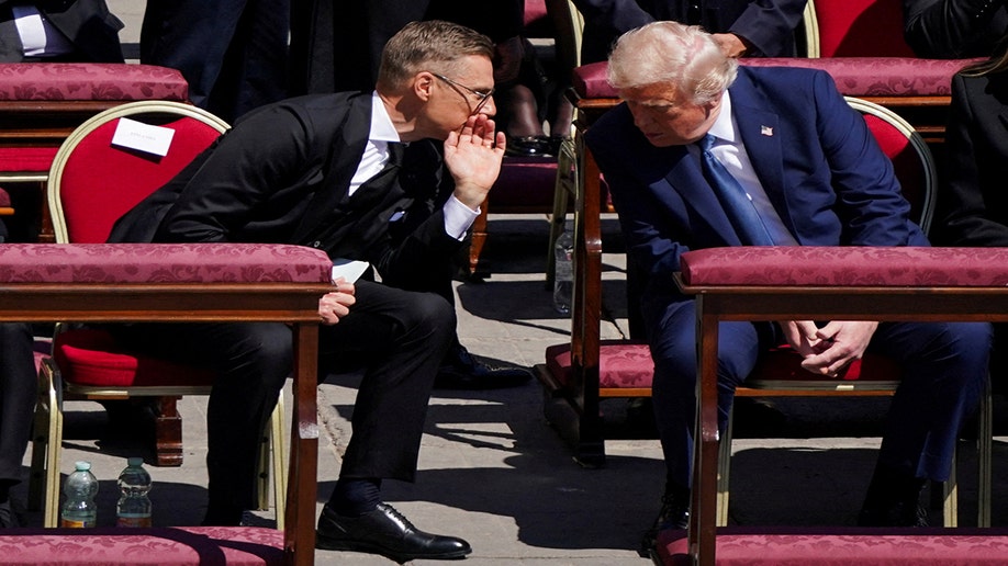 President Trump and Finnish president Alexander Stubb