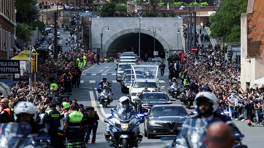 Pope Francis' funeral procession