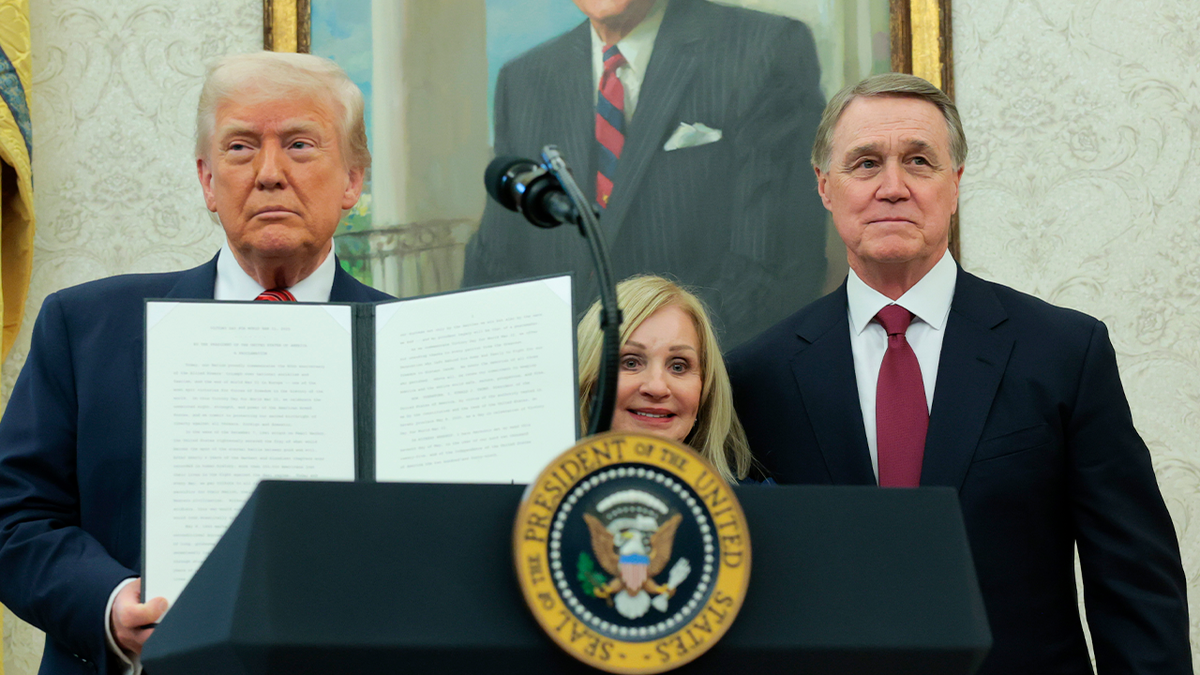 Perdue and Trump