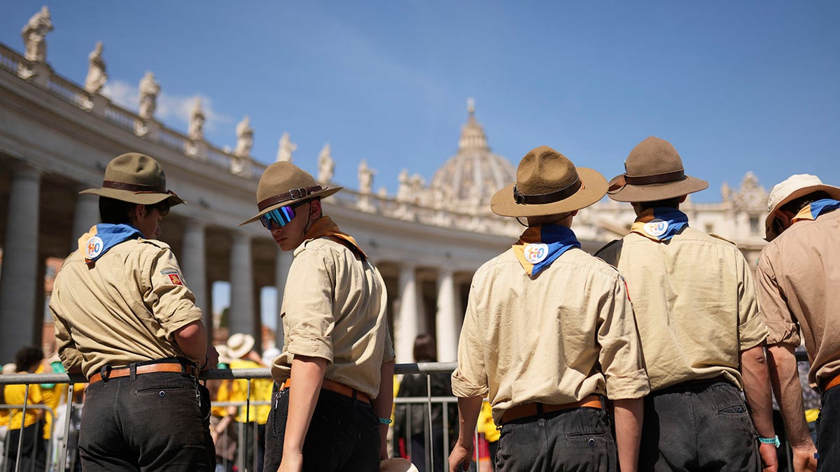 Boy scouts in St. Peter's Square