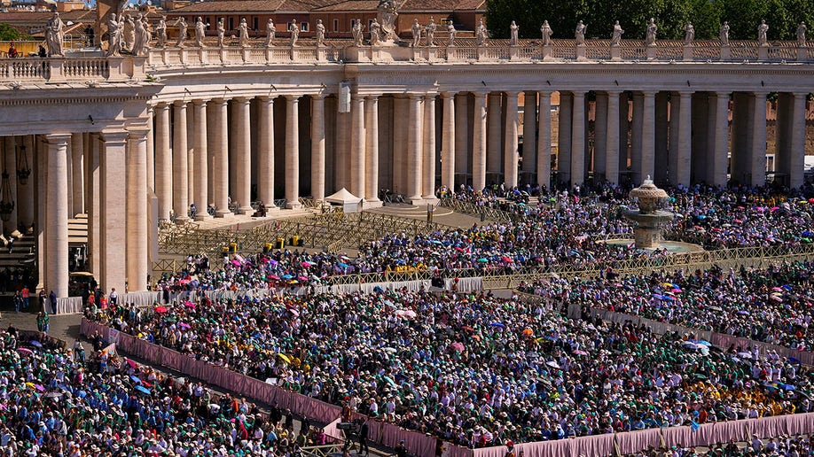 Crowds attend special Mass in St. Peter's Square