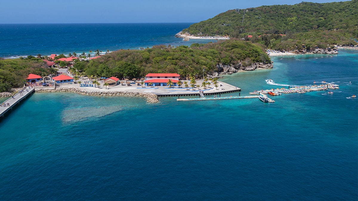Royal Caribbean's private coastal peninsula of Labadee, Haiti.