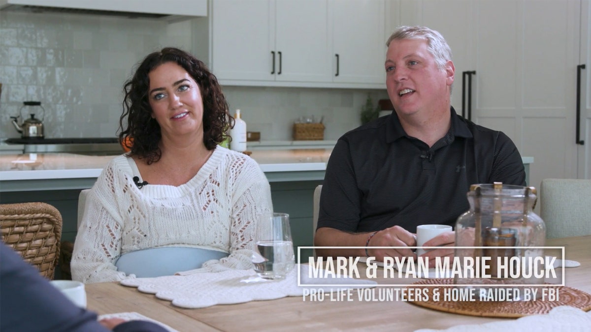 Mark Houck and his wife, Ryan Houck.