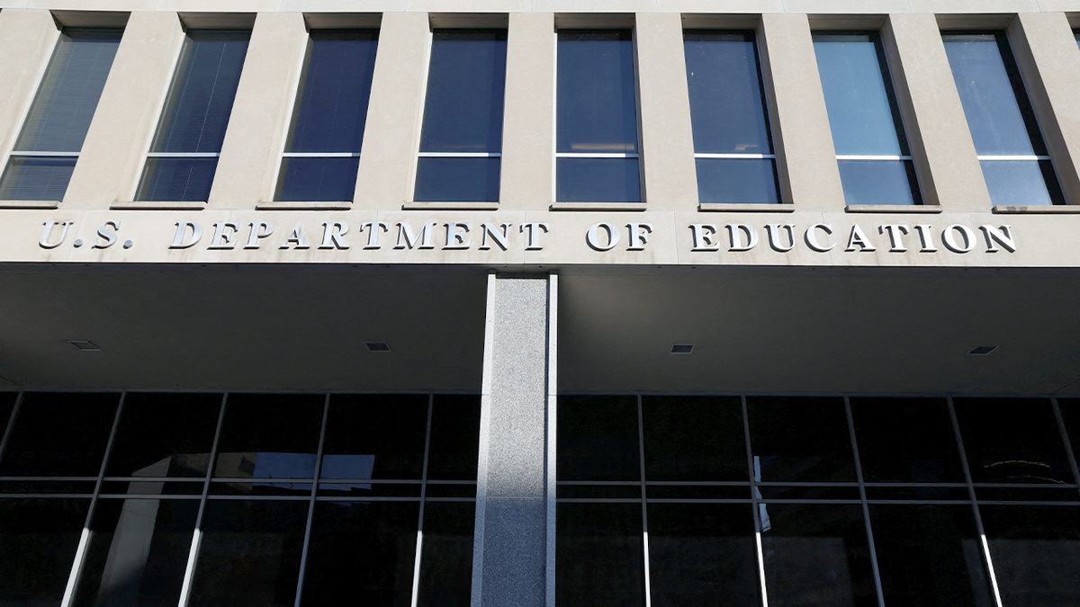 front of Ed Dept building