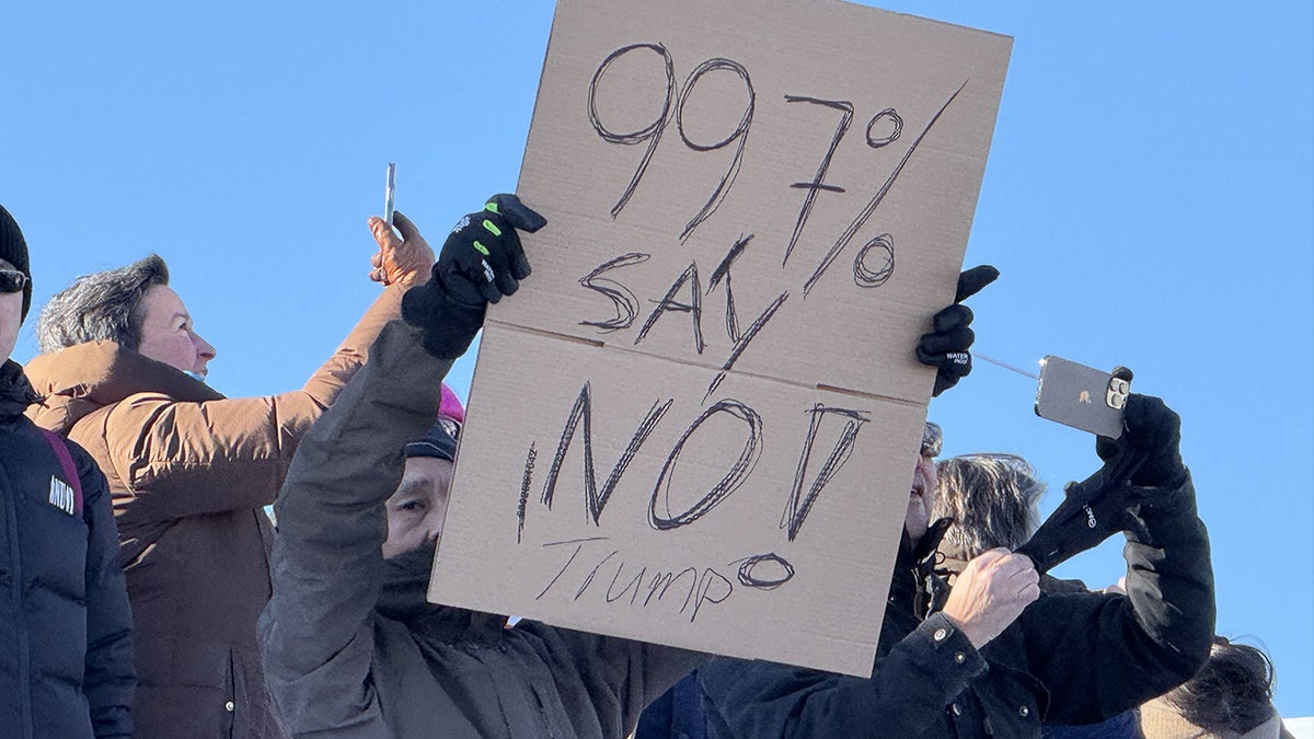 Greenland protests Trump
