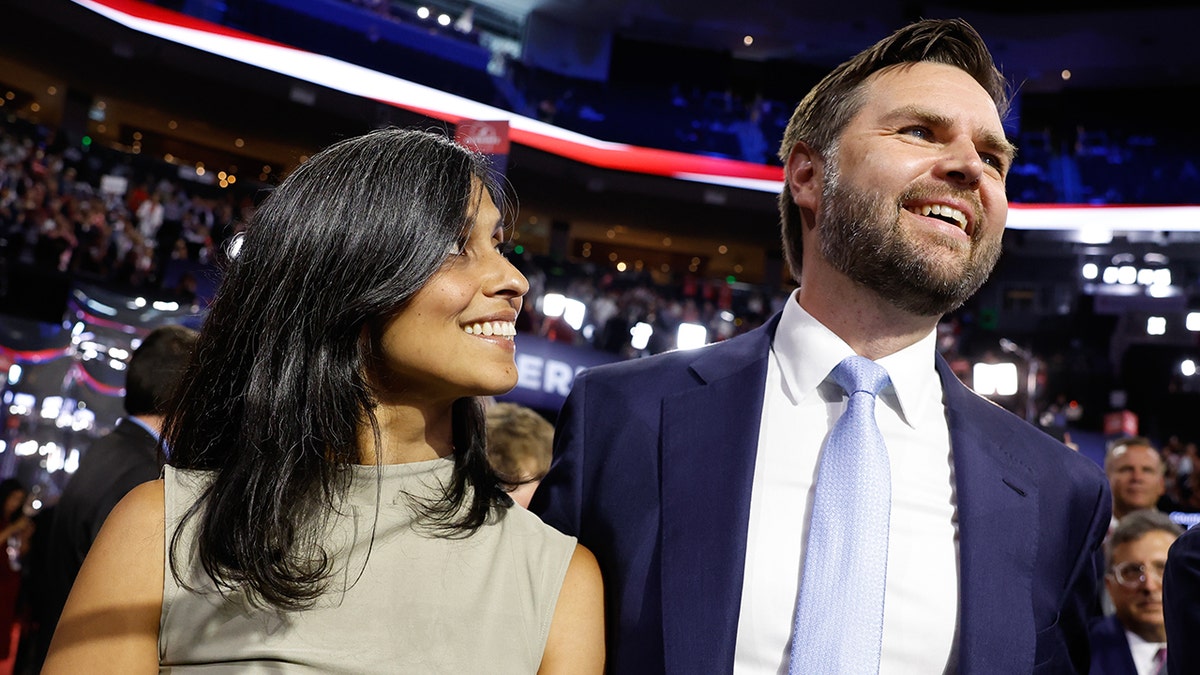 JD Vance and his wife