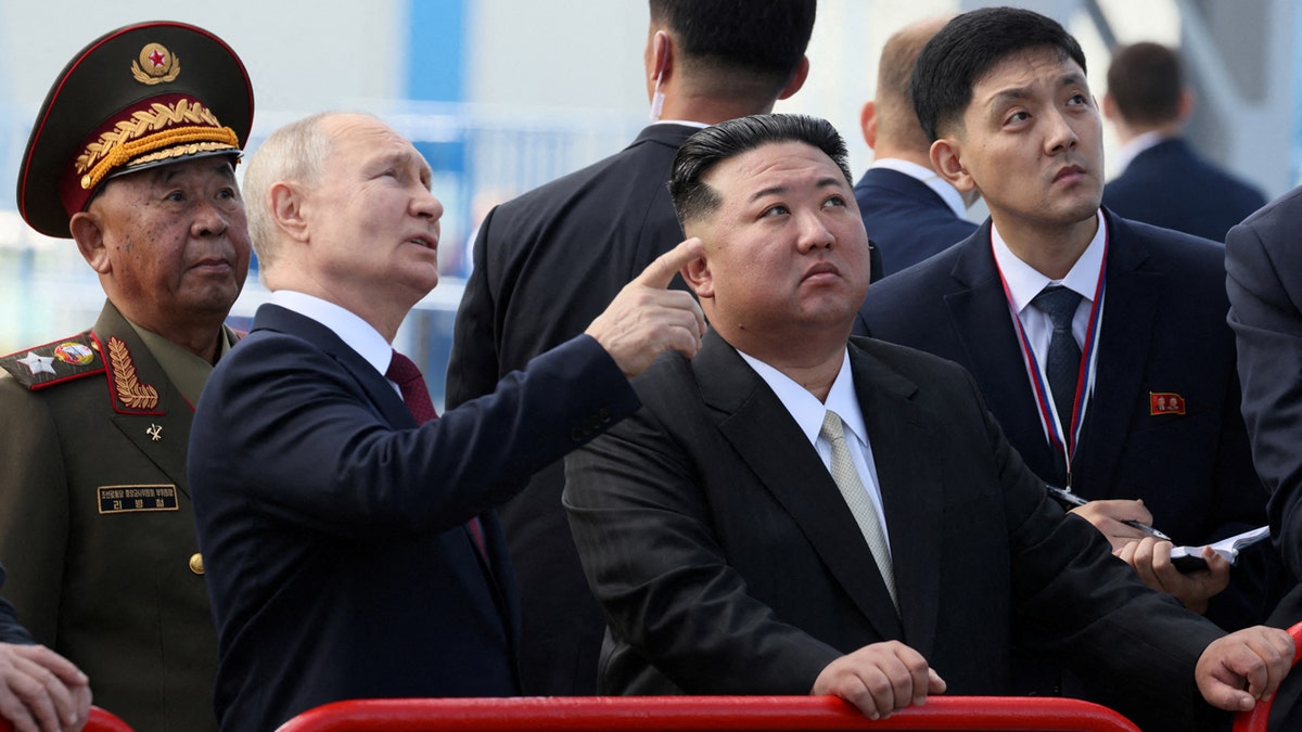 Putin and Kim Jong Un