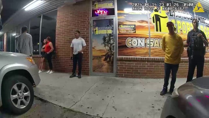 Body cam footage of illegal migrant suspect arrested in Rachel Morin murder.