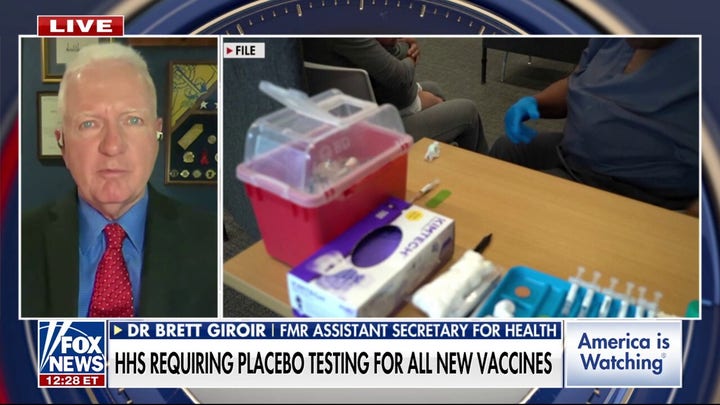 Former assistant health secretary says placebo testing for new vaccines isn’t ‘radical’