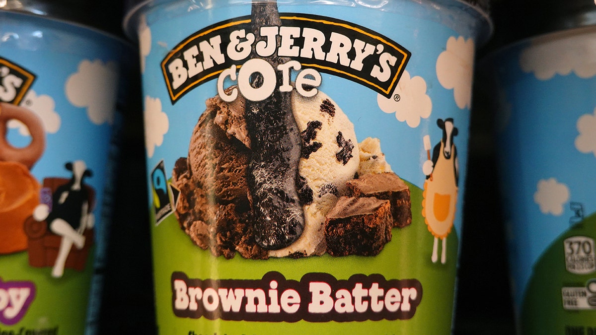 Ben & Jerry's ice cream carton