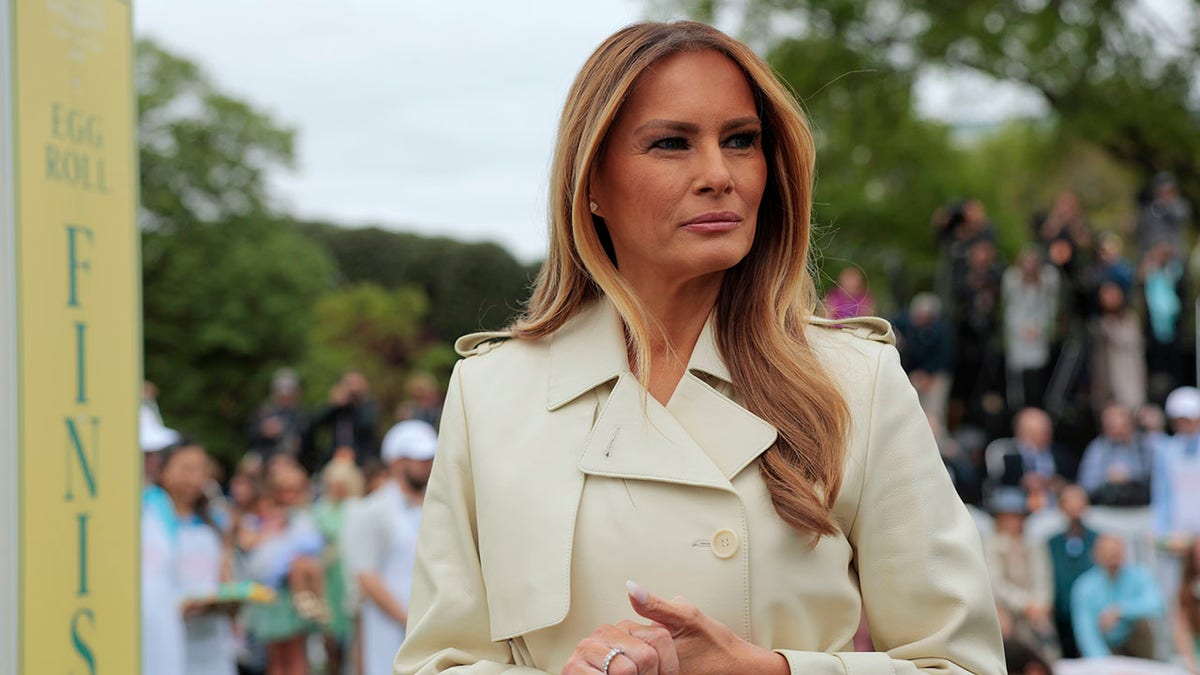 Melania Trump at the White House Easter Egg Roll