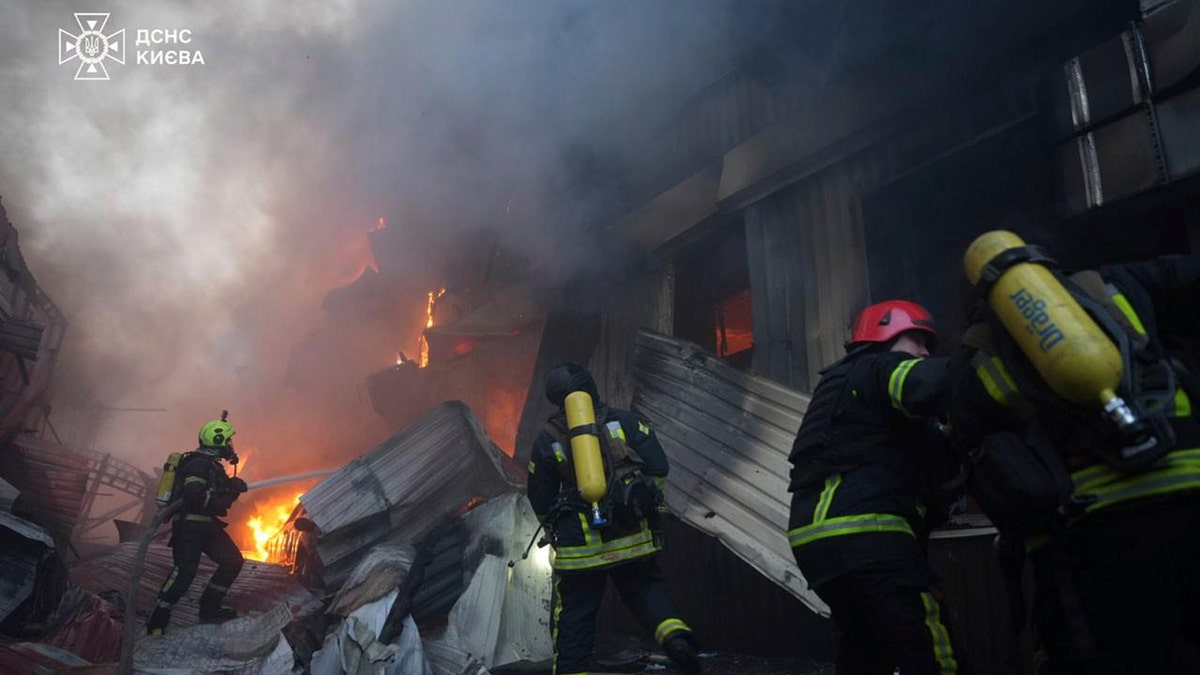 One person was killed in a Russian missile strike on Kyiv, Ukraine's capital city.
