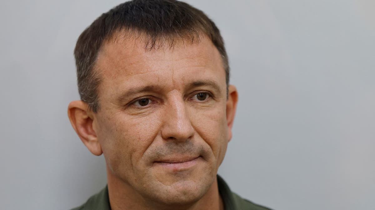 Major General Ivan Popov, former commander of Russia's 58th army, arrested on suspicion of fraud, attends a hearing at the military court in Moscow, Russia May 27, 2024. REUTERS/Evgenia Novozhenina
