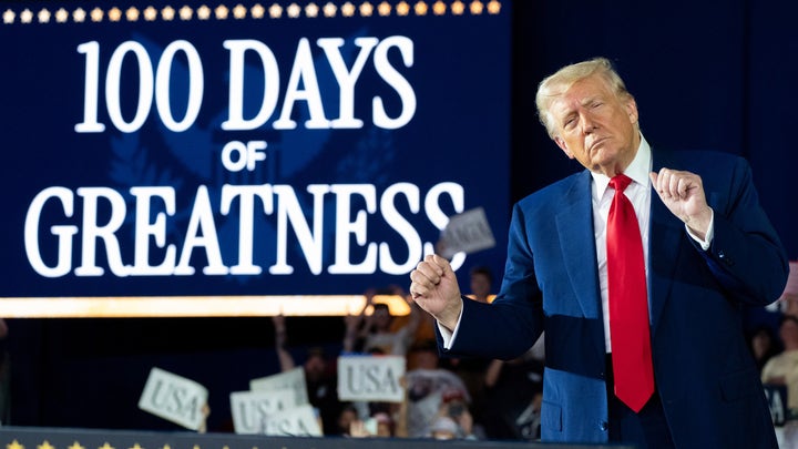 'Promises made, promises kept': Trump celebrates first 100 days in office with high-energy Michigan rally