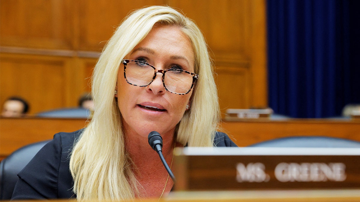 Marjorie Taylor Greene at hearing