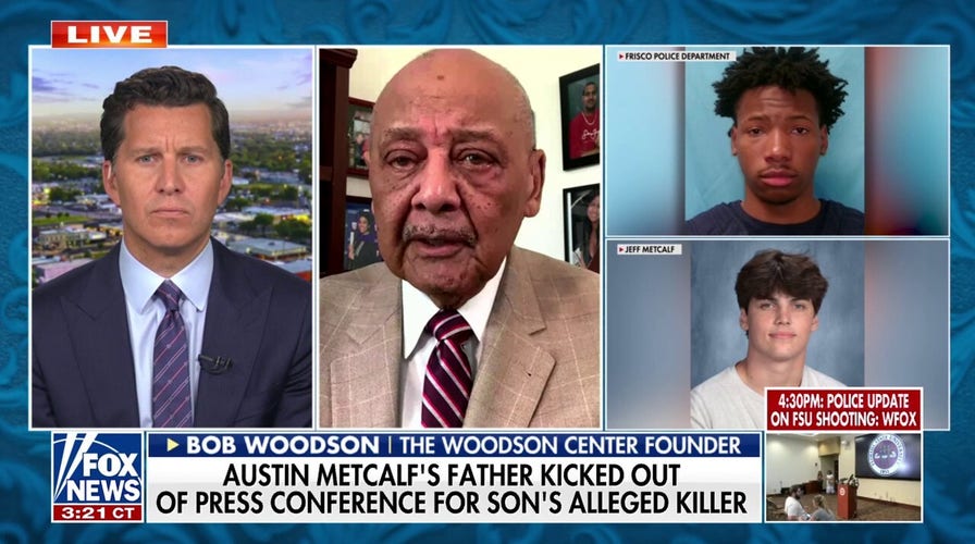 Civil rights activist says this act against Austin Metcalf's father shows country's 'moral and spiritual crisis'