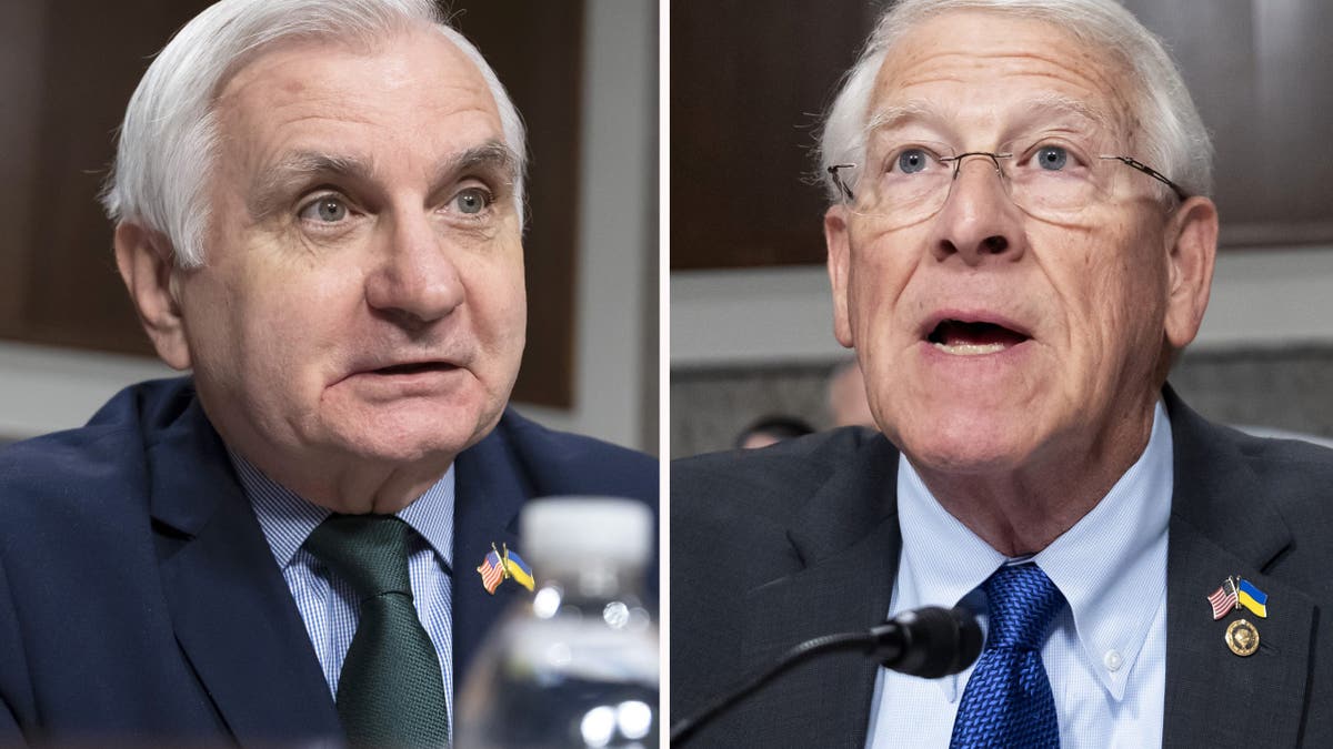 Split of Sens. Jack Reed, D-R.I., and Roger Wicker, R-Miss. 