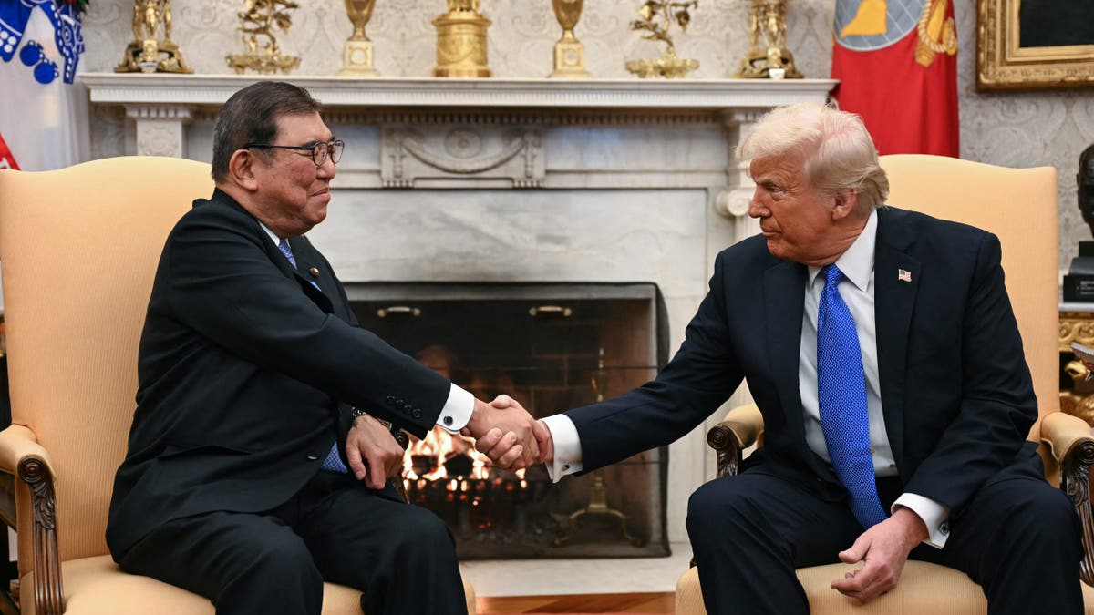 Japanese Prime Minister Shigeru Ishiba and President Trump