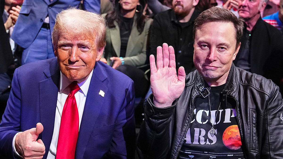 Trump with Musk closeup