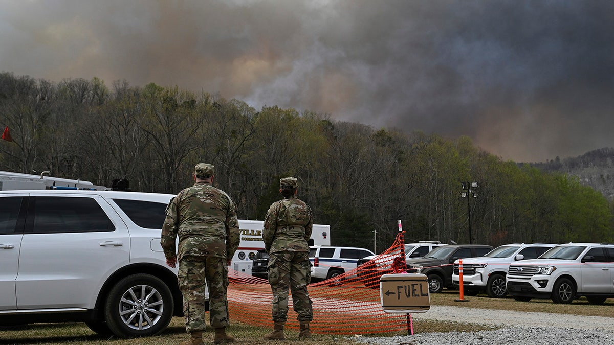 Table Rock Fire smoke