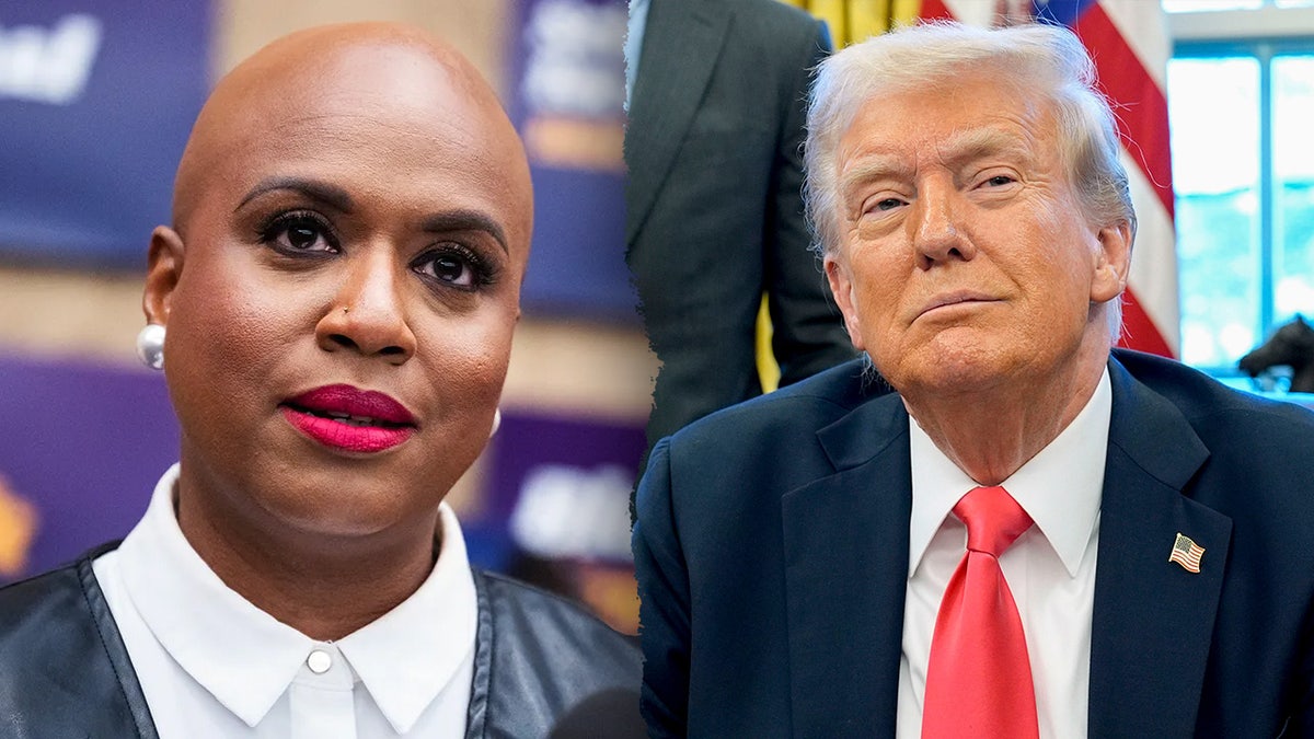 Ayanna Pressley, Donald Trump