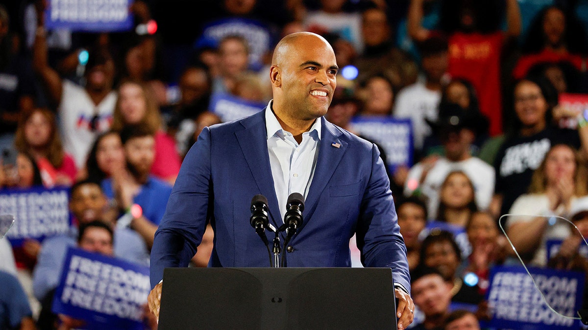 Colin Allred campaigning