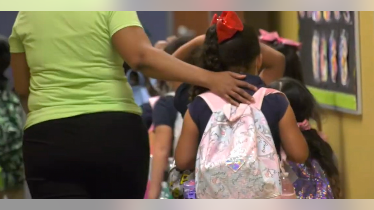 Someone guiding a student