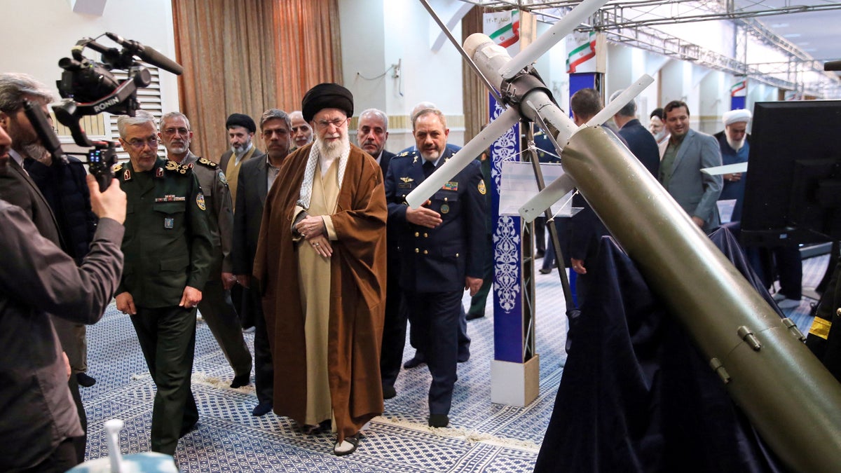 Ayatollah Khamenei tours defense expo 