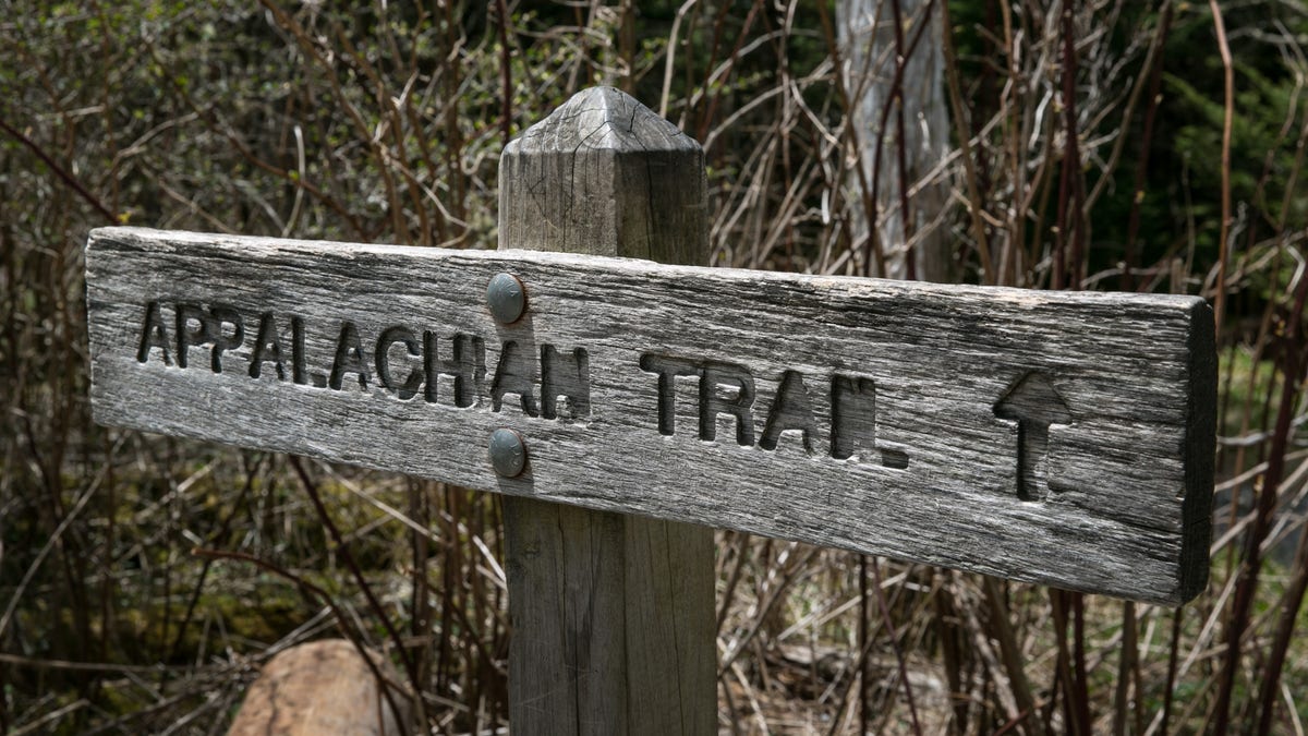 sign on the Appalachian Trail