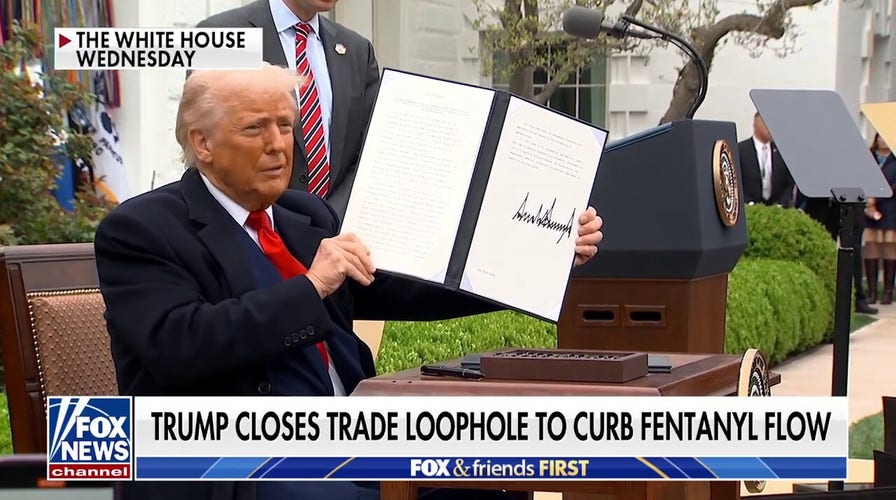 Trump executive order takes 'strong action' to curb fentanyl flow from Chinese imports