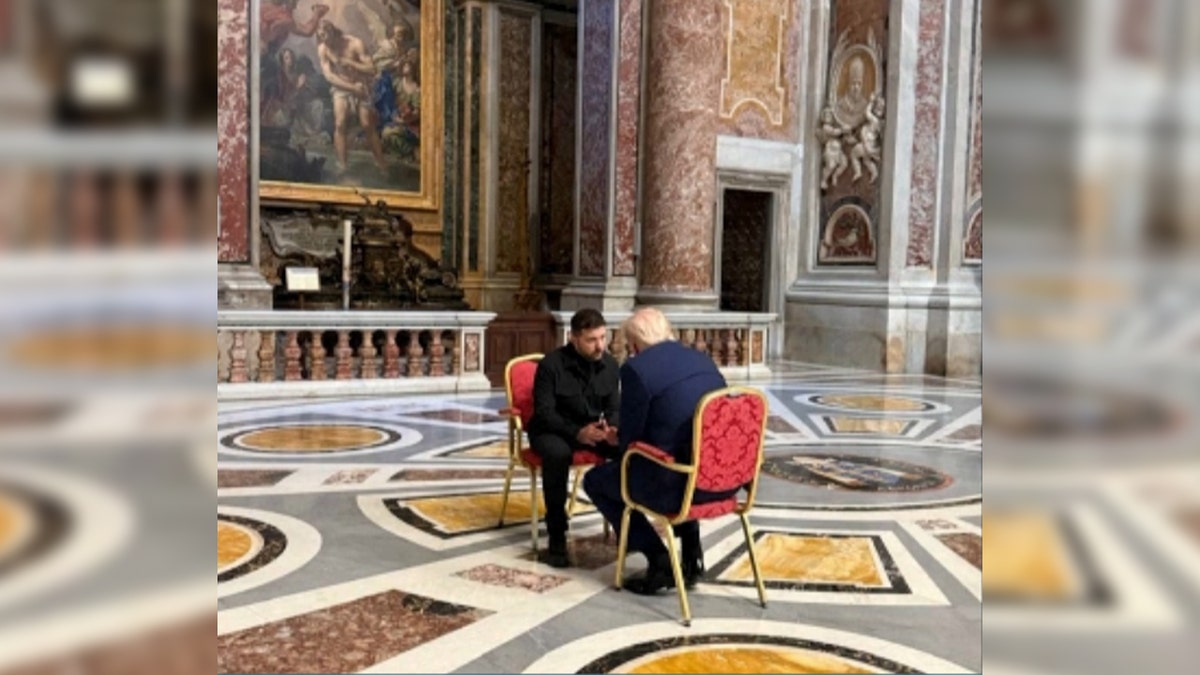 Trump and Zelenskyy meet in Rome