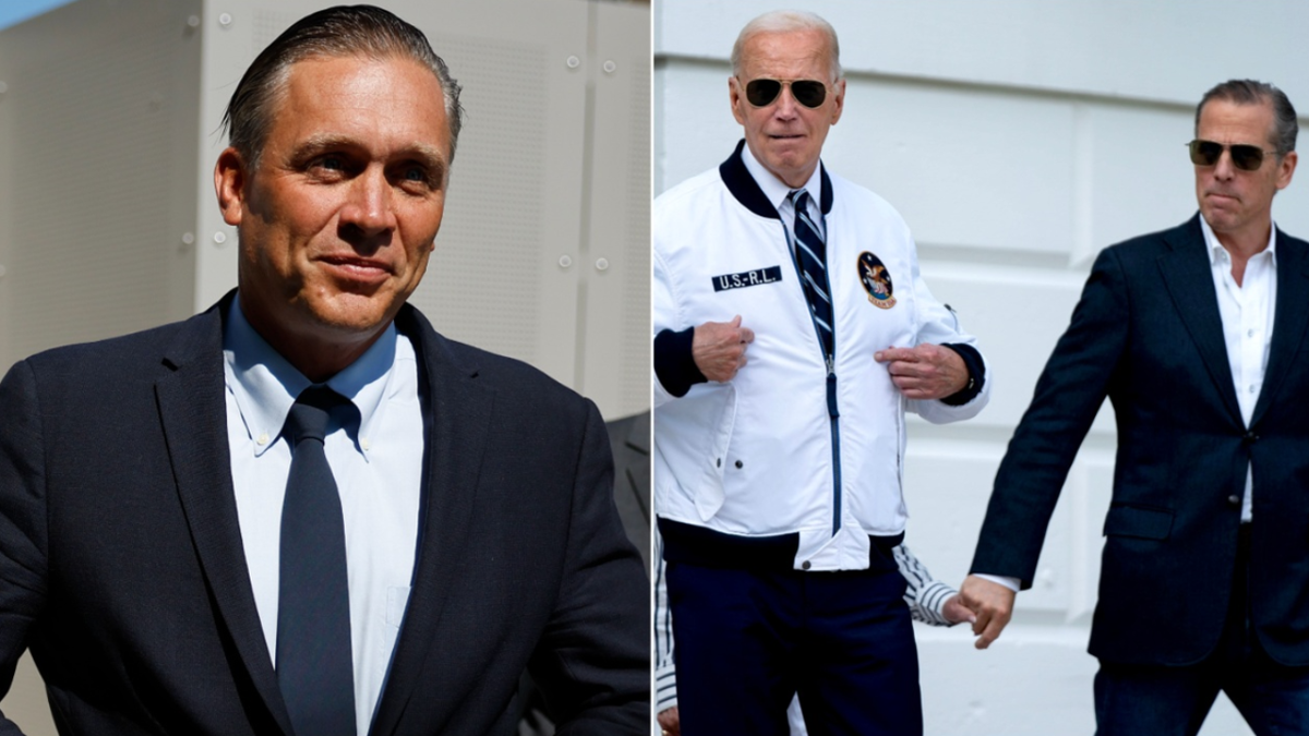 Devon Archer, left; Biden with son Hunter, right