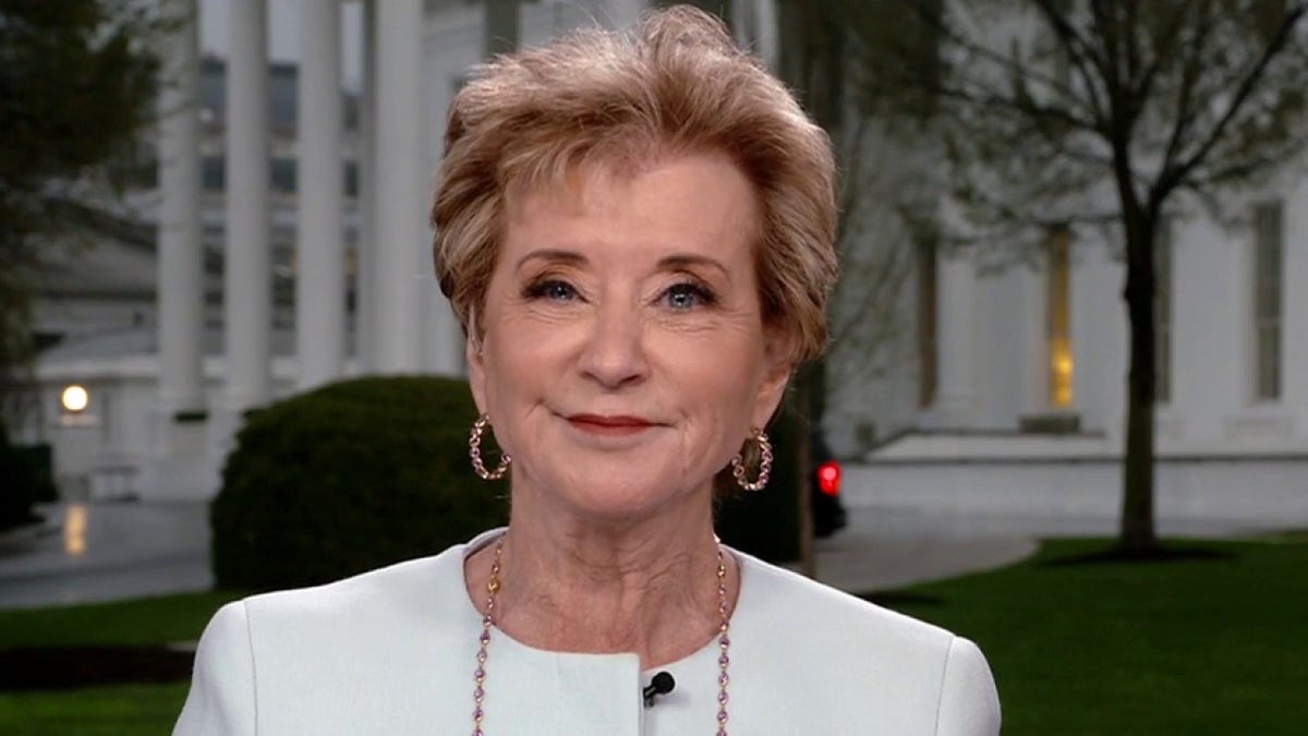 closeup shot on Linda McMahon