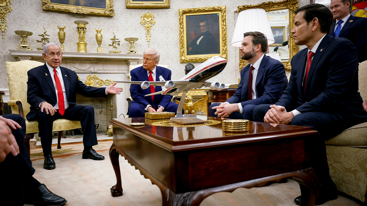 Trump, Netanyahu, Vance, Rubio and Waltz