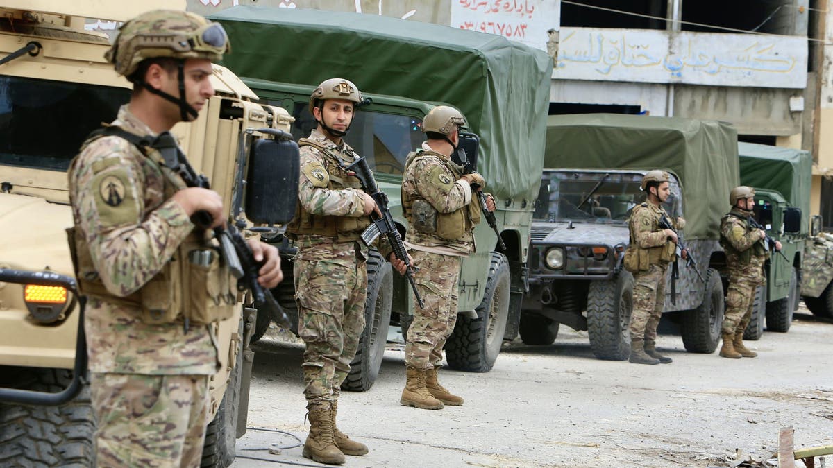 Lebanese soldiers