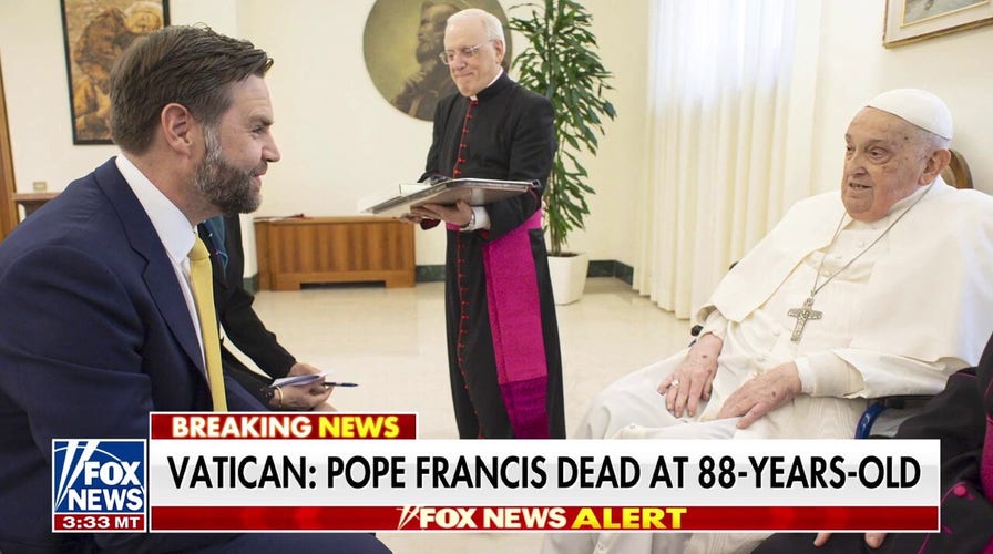 JD Vance speaks out on Pope Francis' death after meeting