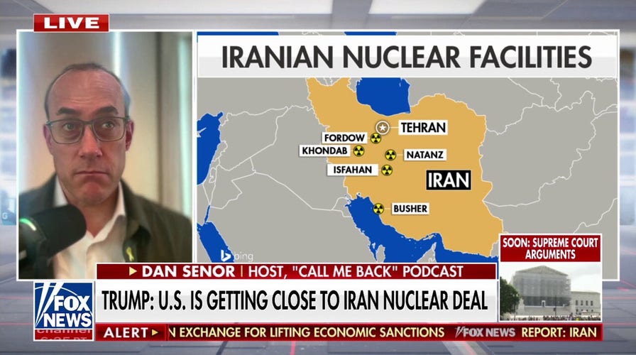 Nuclear deal with Iran with discussion of enrichment is 'worrisome,' Dan Senor warns