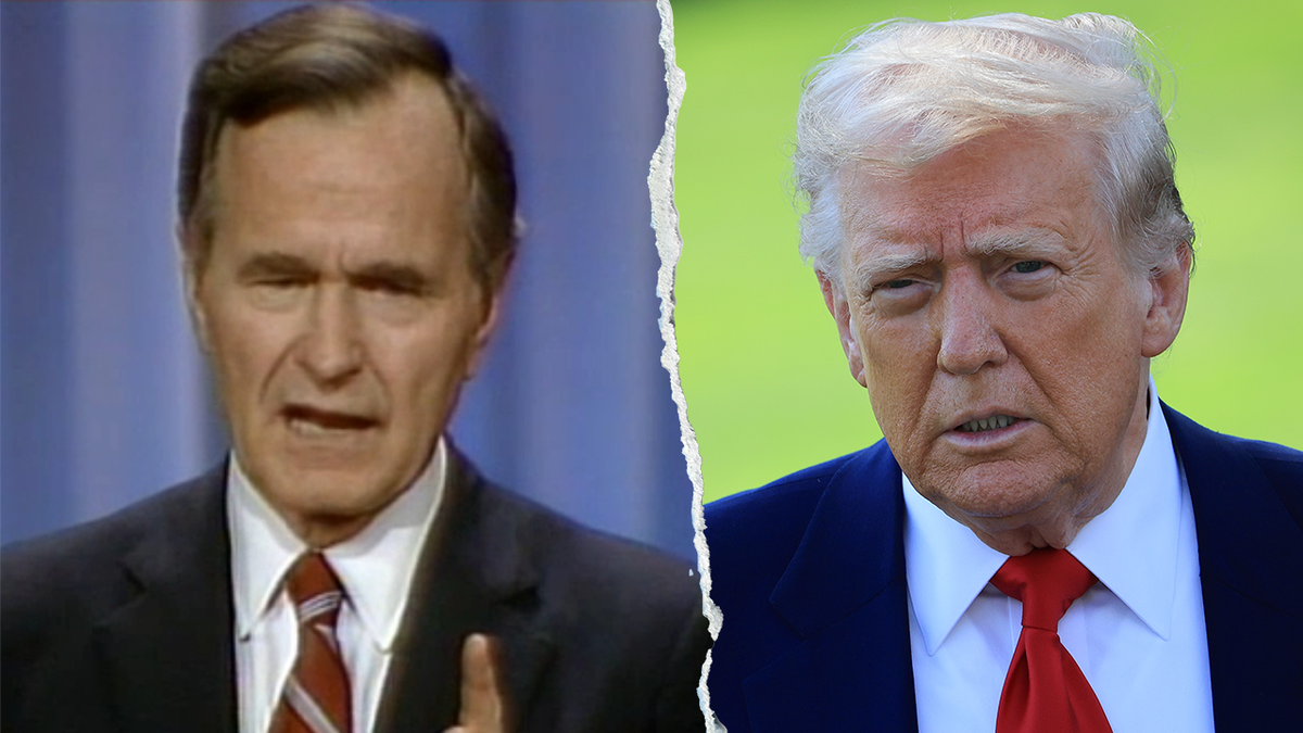 george h w bush and trump