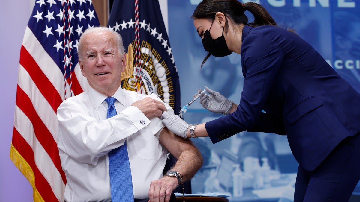 Joe Biden gets his fifth COVID shot
