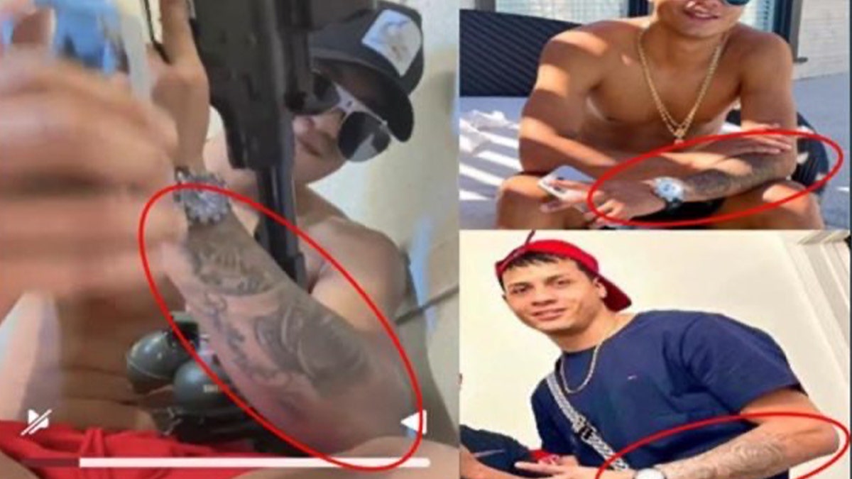 Yonaiker Gallegos' tattoos