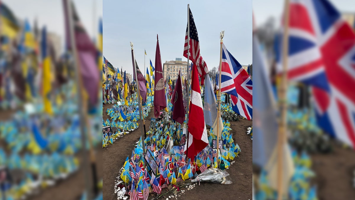 Ukraine war memorial