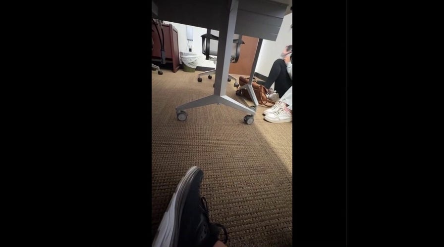 Florida State University students hide under desks during mass shooting
