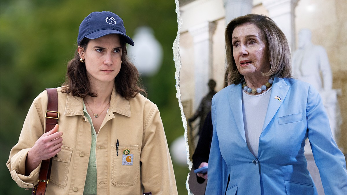 Rep. Marie Gluesenkamp Perez, left, previously described Rep. Nancy Pelosi as out of touch with American voters.